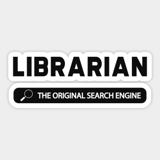 Librarian The original Search Engine Sticker